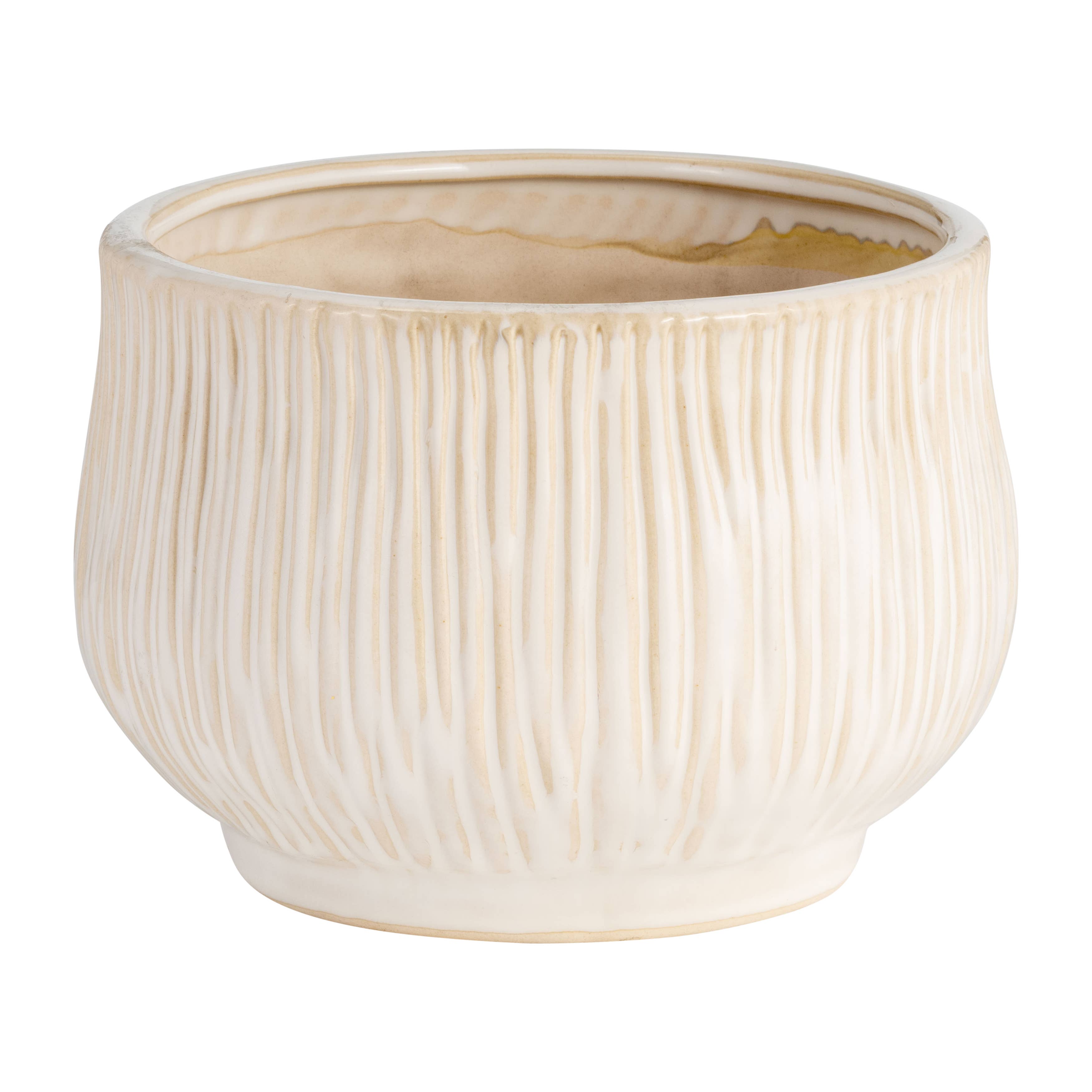 Sagebrook Home - Wholesale Plant Pot - Planter - White Ceramic Grandpa Face Shaped, 7 in.8