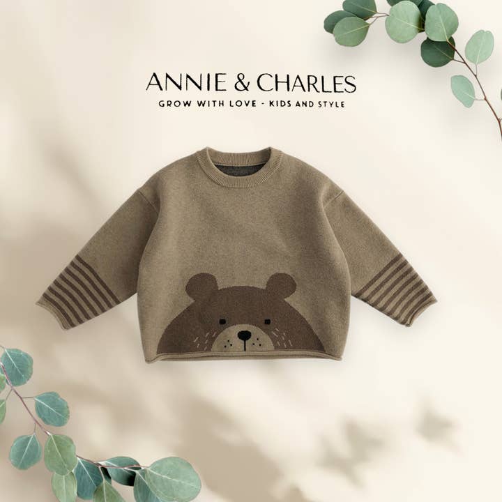 Annie & Charles - Wholesale Knitted jumper – Kids - Annie & Charles® ELAIN knitted sweater1