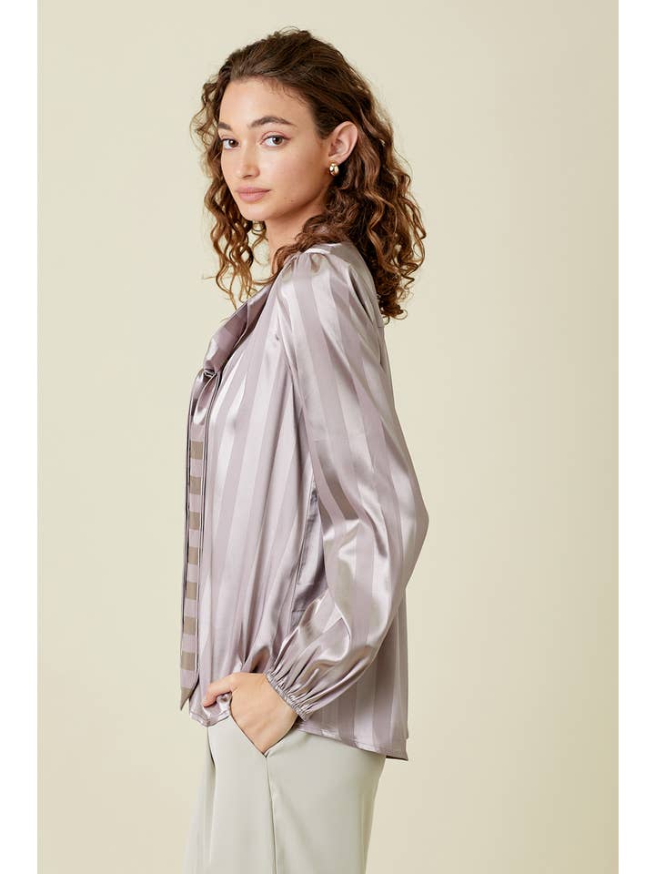 Mystree - Wholesale Blouse - Women's - 60325 Flowy Striped Blouse17