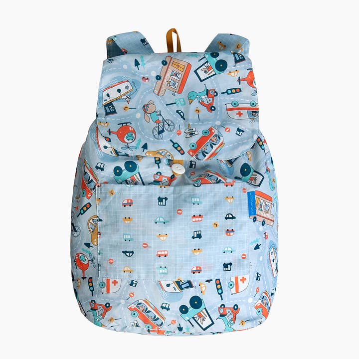 Zaino con patta ingorgo stradale per la vendita all'ingrosso da parte di micumacu