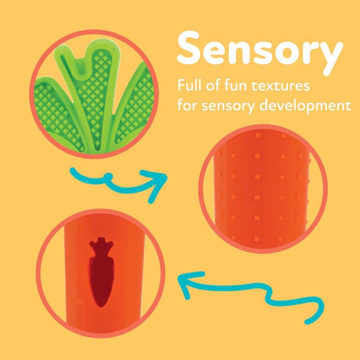Nuby - Wholesale Teether (Not Clip-On) - Baby - Nuby Carrot Tube Teether