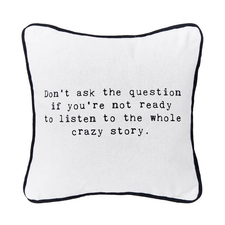 SALE Crazy Story Pillow for wholesale by C&F Home