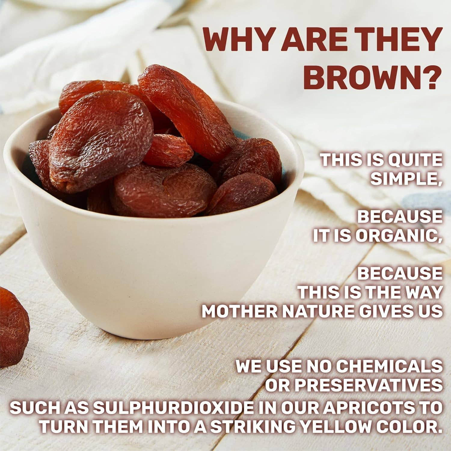 Happy Village - Wholesale Dried/Dehydrated Fruit - Happy Village Organic Turkish Dried Apricots, No Sugar Added Dried Fruit, 40 OZ Resealable Pack - Kosher, Non-GMO, Unsweetened, Unsulfured, Vegan Sun-Dried Apricot2