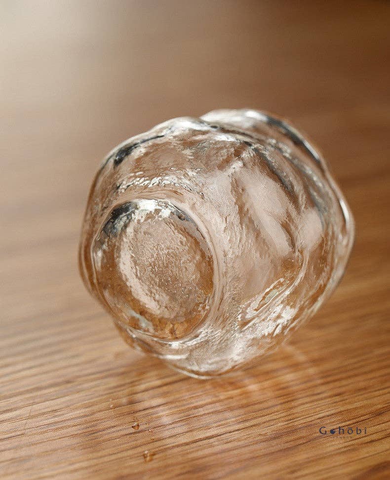 Gohobi （We cover U.S. import duties） - Wholesale Coffee/Tea Cup - Gohobi Handmade Wabi Sabi Round ans Square Glass Tea Cup12