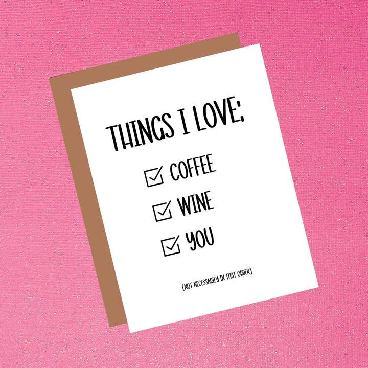 Coisas que eu amo por atacado de Tiffany Ascensio Designs | Watercolor Greeting Cards