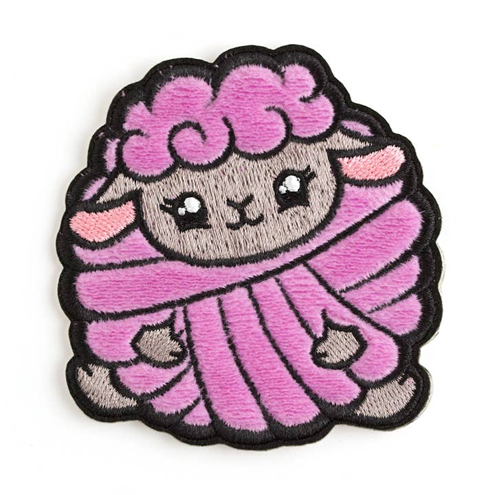 LuxCups Creative - Wholesale Patch - Yarn Baaa-ll Fuzzy Patch (ON SALE!)