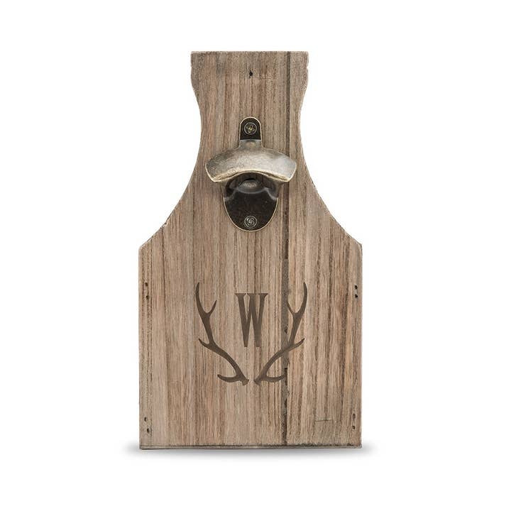 Weddingstar Inc. – Engroshandel Vogn til øl/vin – Øl Caddy med åbner - Antler Monogram