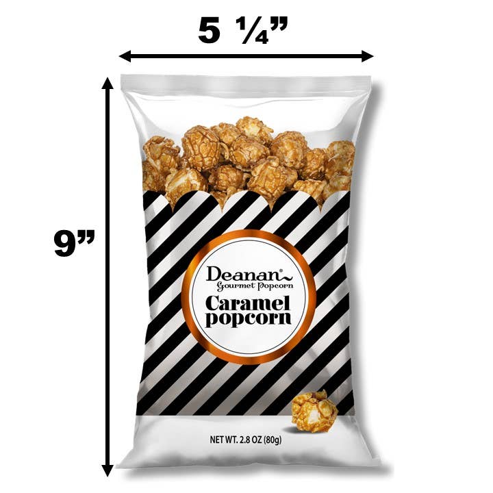 Deanan Gourmet Popcorn - Wholesale Popcorn - Caramel Popcorn - 50 Count - 3 Cup Bags1
