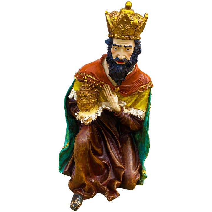 Santa’s Workshop Inc. - Wholesale Nativity Scene Decor - 12 Piece Outdoor Nativity Set with Solid Wood Creche24