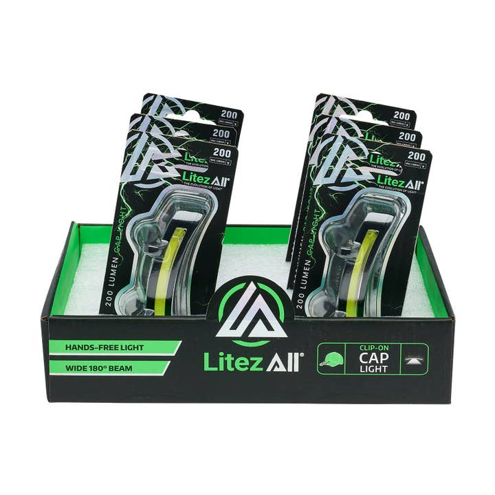 LitezAll - Wholesale Flashlight - LitezAll 200 Lumen Clip On Cap Light6