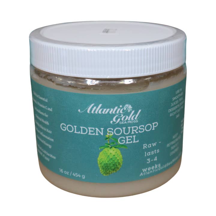 Soursop Sea Moss Gel for wholesale by Atlantic Gold Sea Moss