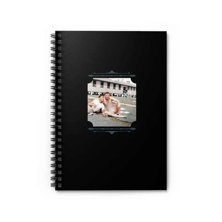 Vintage Photo - paire 038 | Spiral Notebook - Ruled Line for wholesale by Walt & Pete