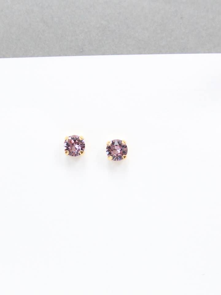 Orecchini di Cristallo di Lavanda / San Valentino / Galentine's Day per la vendita all'ingrosso da parte di TrendingAbove Jewelry