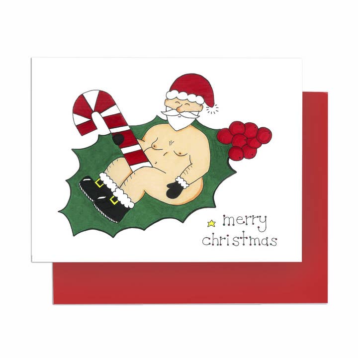 Biglietto di auguri di Babbo Natale per la vendita all'ingrosso da parte di Cole-Yoni Inc.