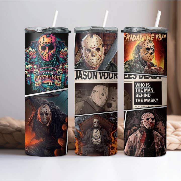 Mand Bag Masken Avis Tumbler for engroshandel hos Wicked Flower Creations