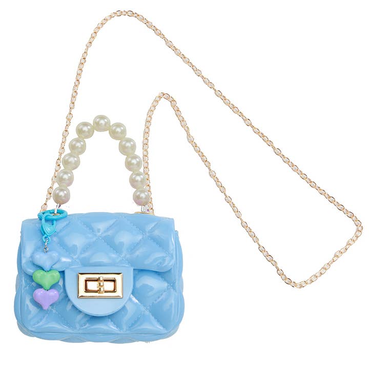Sparkle Sisters by Couture Clips - Wholesale Crossbody Bag - Kids - Heart Charm Purse
