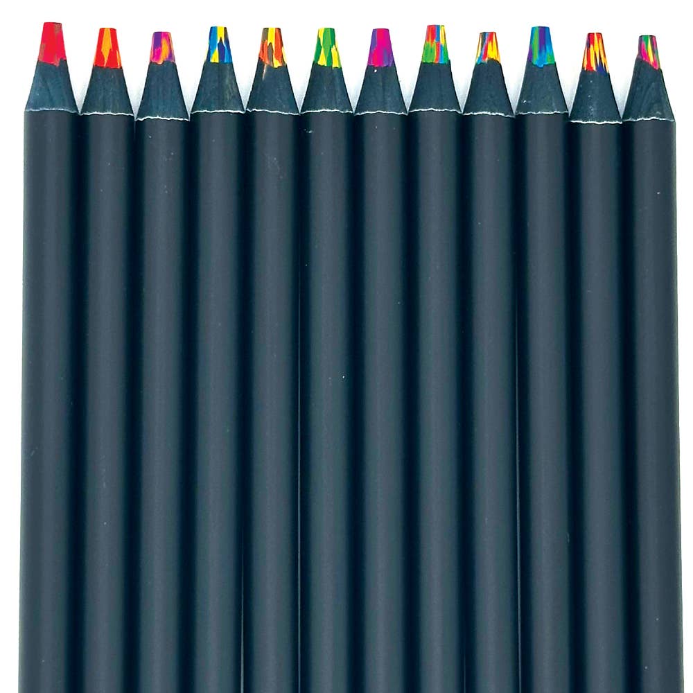 SNIFTY - Wholesale Pencil - KALEIDOSCOPE MULTI-COLORED PENCIL TUBE1
