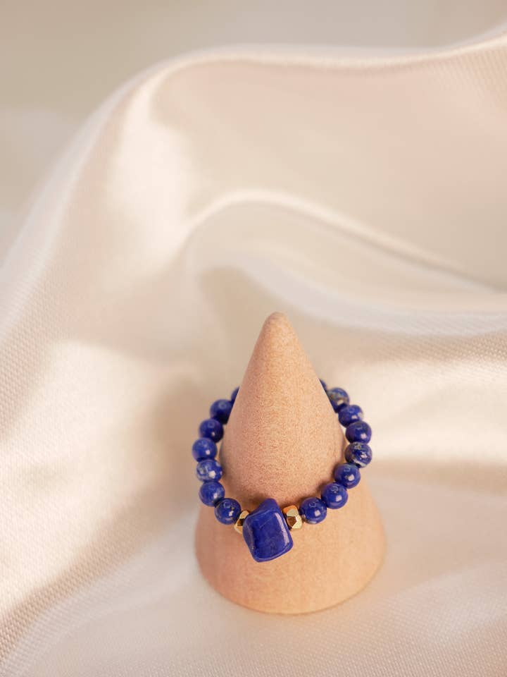 Lapis lazuli-ring för wholesale av the great blossom