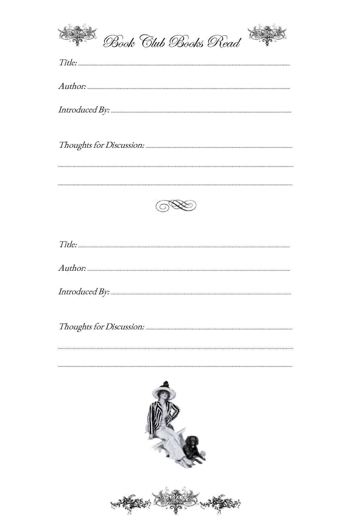 VINTAGE LADIES COLLECTION – wholesale Notebook – Vintage Ladies Collection: BOOKLOVERS LOG DELUXE EDITION16