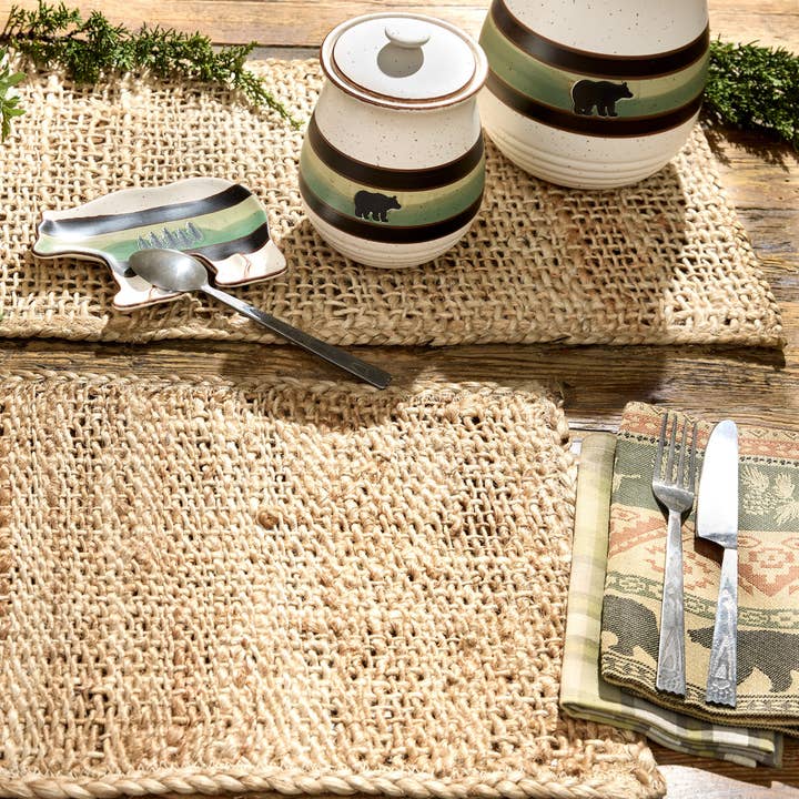 Park Designs - Vendita all'ingrosso Runner - Runner da tavola in juta intrecciata 54" L1