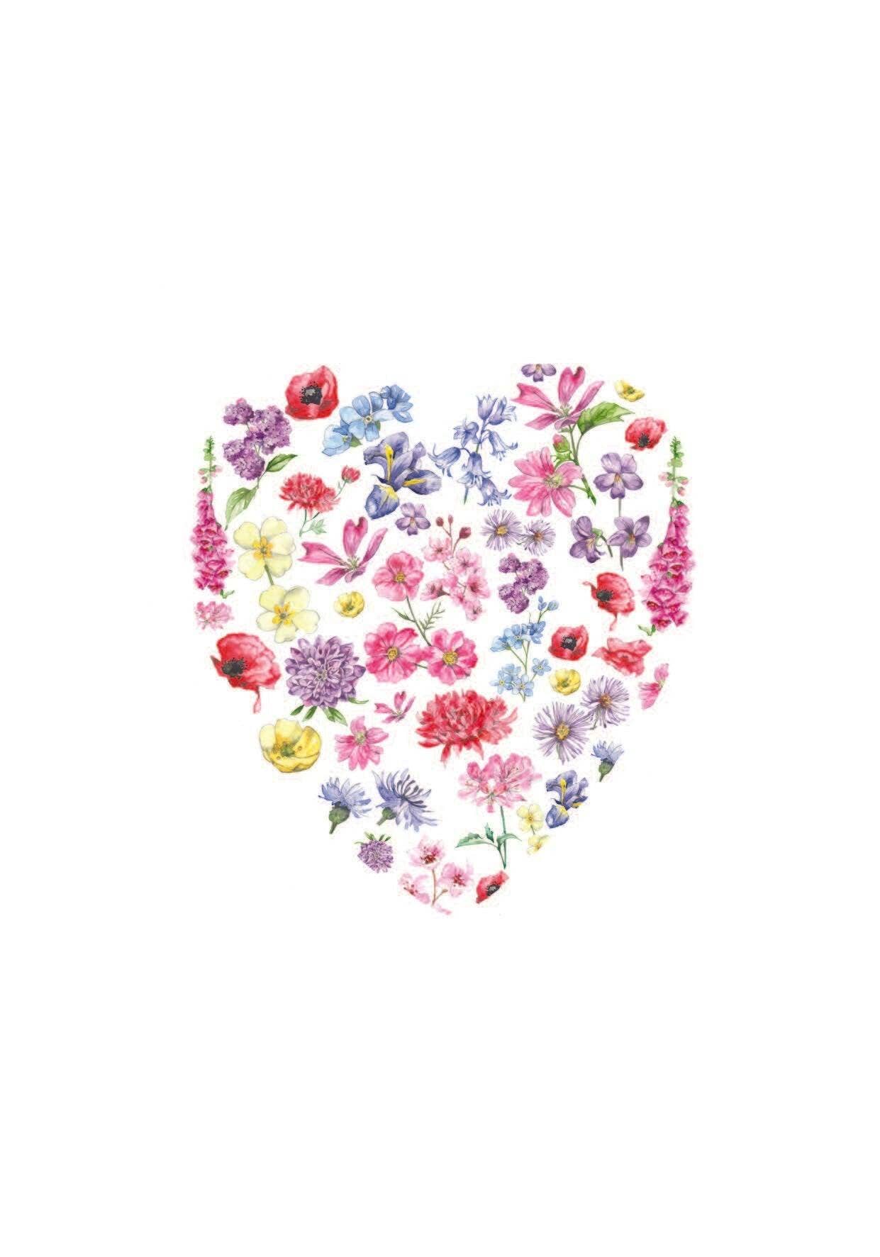 Crumble & Core – wholesale Stationery/notecard set – Notelet Set - Floral Notelets - Note Card Pack6