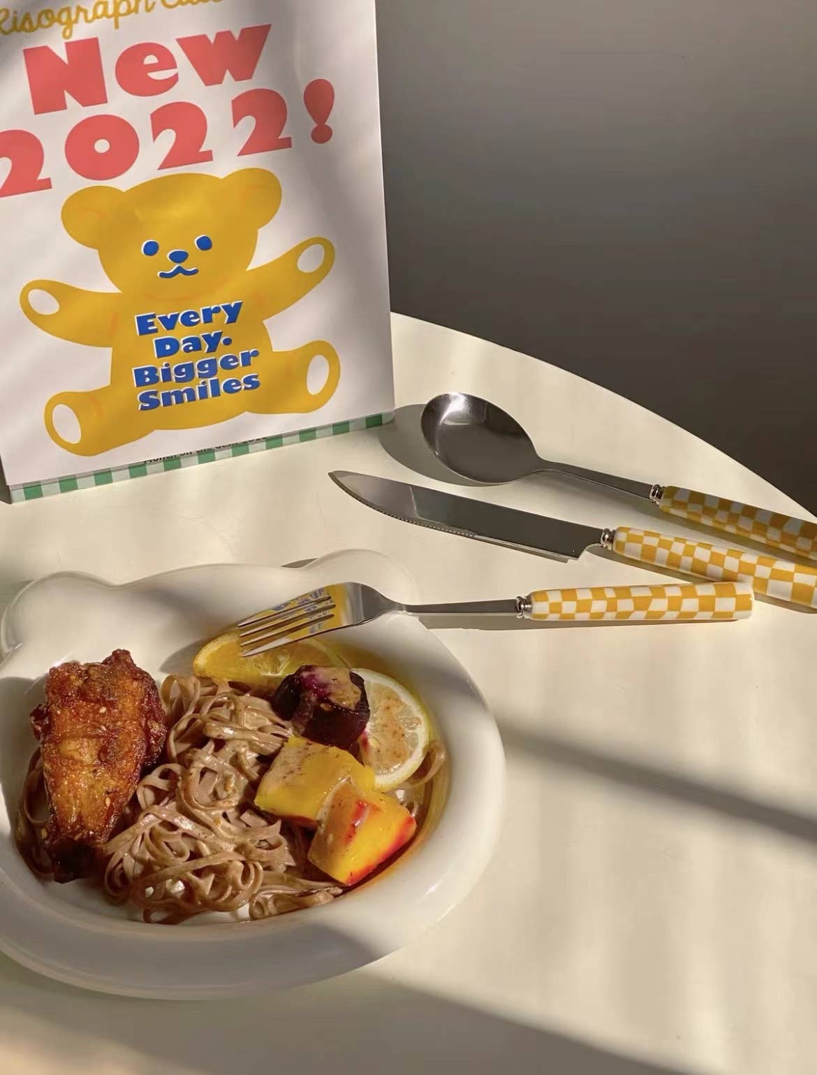 INSPECIAL HOME - Wholesale Flatware Set - Set Of 6 Pcs Modern Checkered Flatware Cutlery Silverware1