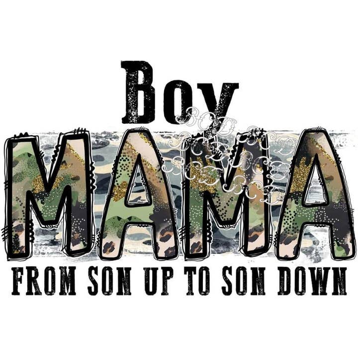 Boy Mama Värmeöverföring för wholesale av BCD