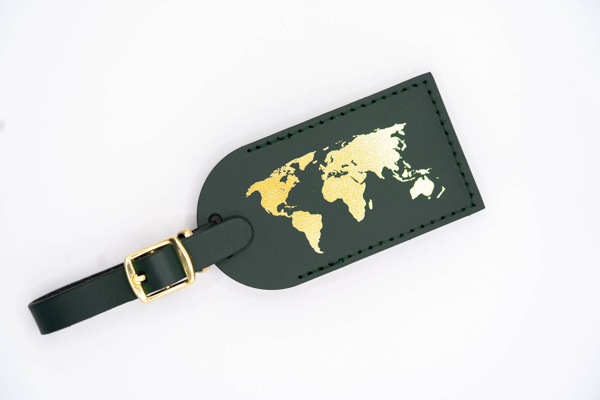 Letter + Leather - Vendita all'ingrosso Targhetta per bagaglio - Etichetta per bagaglio con mappa del mondo, bomboniera per matrimoni o souvenir di viaggio0