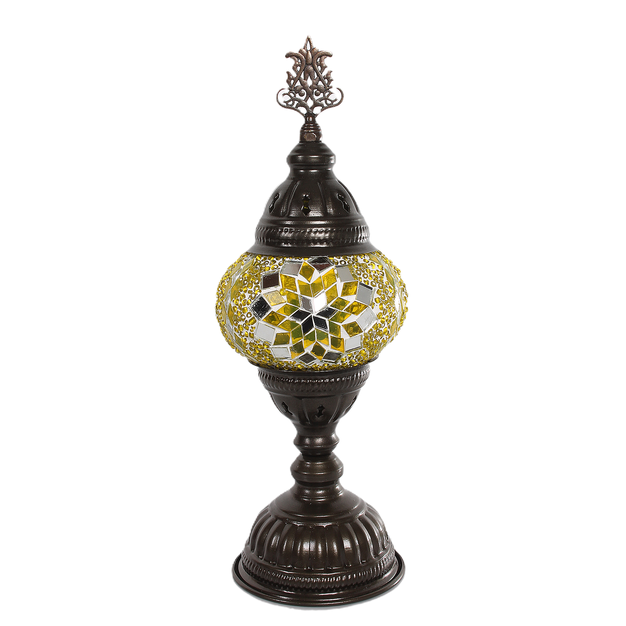 Import Corner - Wholesale Accent/Desk Lamp - 96311-20: BOXED TURKISH MOSAIC NIGHTLIGHT W/ 3"PRESSED SHADE4
