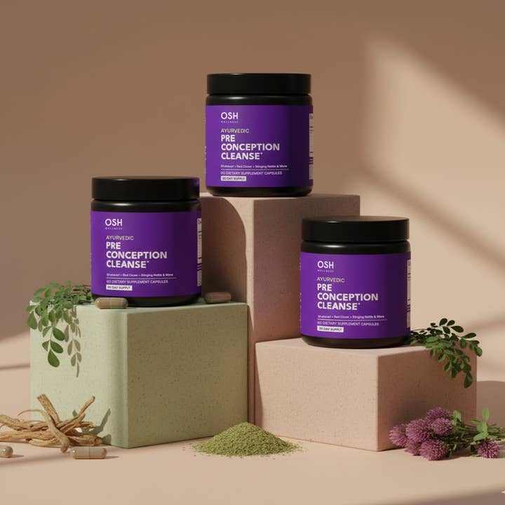 Osh Wellness - Ayurvedic Wellness - Wholesale Oral Supplement/Vitamin - Pre-Conception Cleanse | Uterus Detox & Ovarian Support 🌸6