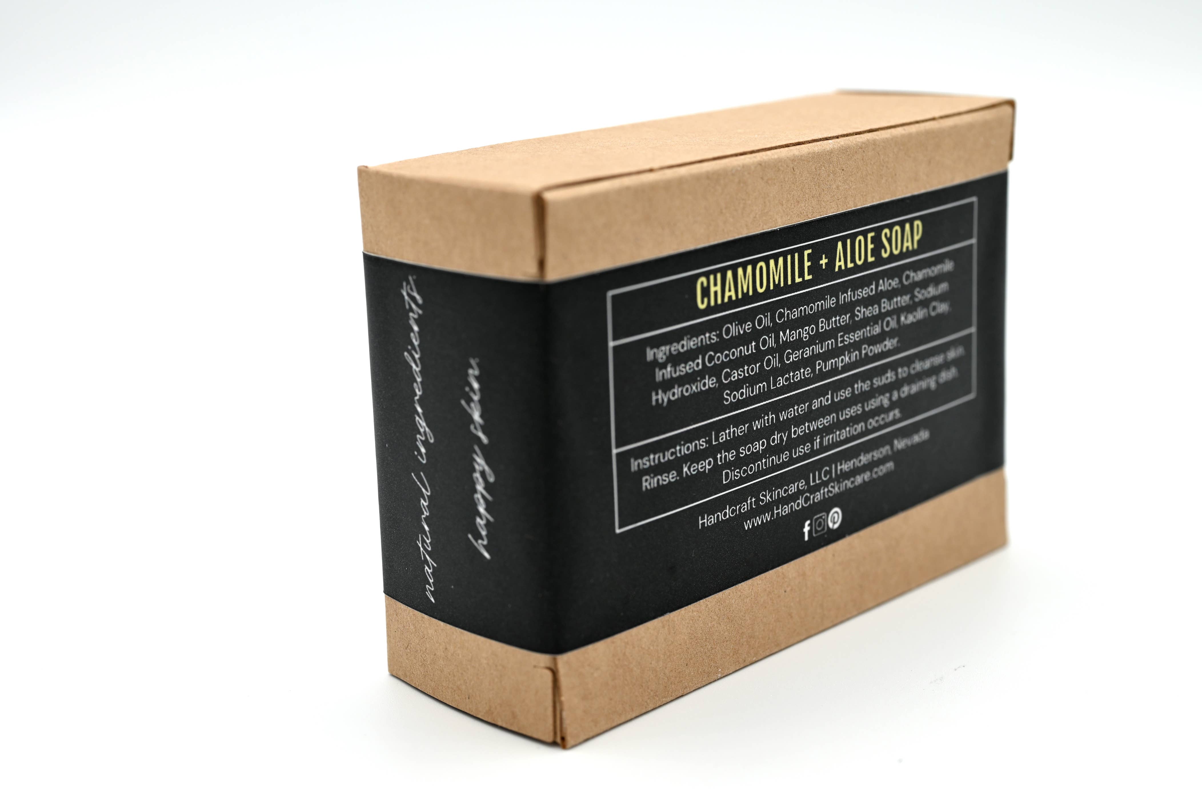 HandCraft Skincare - Wholesale Bar Soap - Chamomile + Aloe Soap2