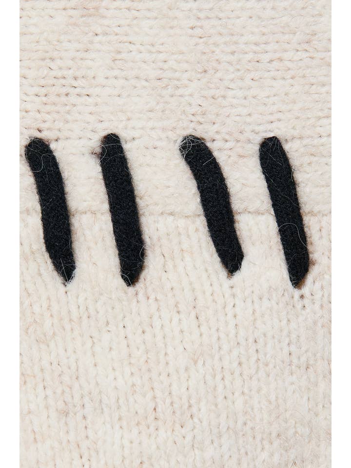 LE LIS - Wholesale Knit Sweater - Women's - STITCH DETAIL SWEATER TOP6