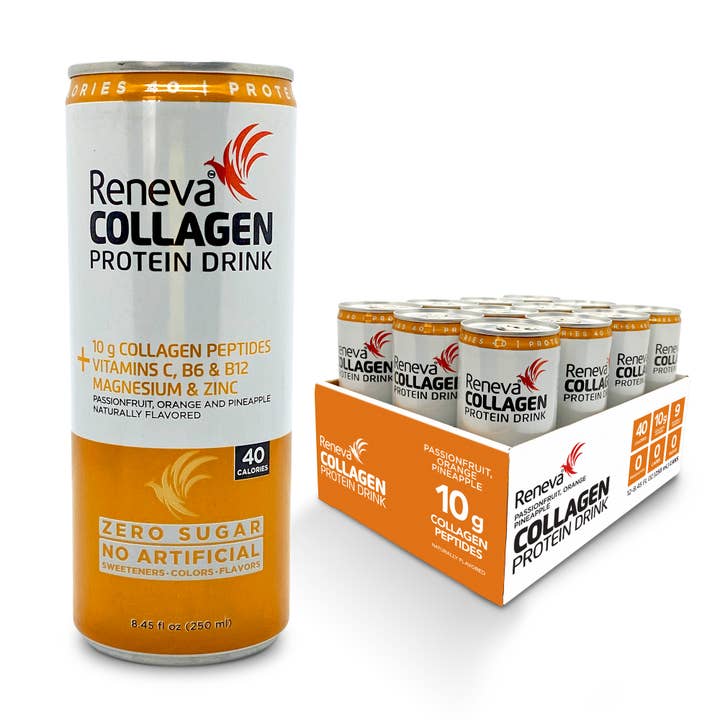 Reneva Collagen Drink and Powders - Wholesale Sports/Energy Drink - Reneva Collagen Drink-Passion Fruit, Orange & Pineapple