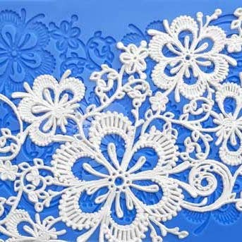 Molde de encaje de silicona: Poesía en movimiento para venta al por mayor de Crystal Candy Unique Cake Decorations