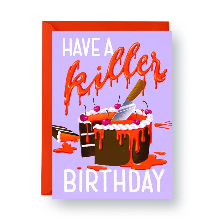 Have a Killer Birthday - Halloween & Horror Card for wholesale by hey, alissandra