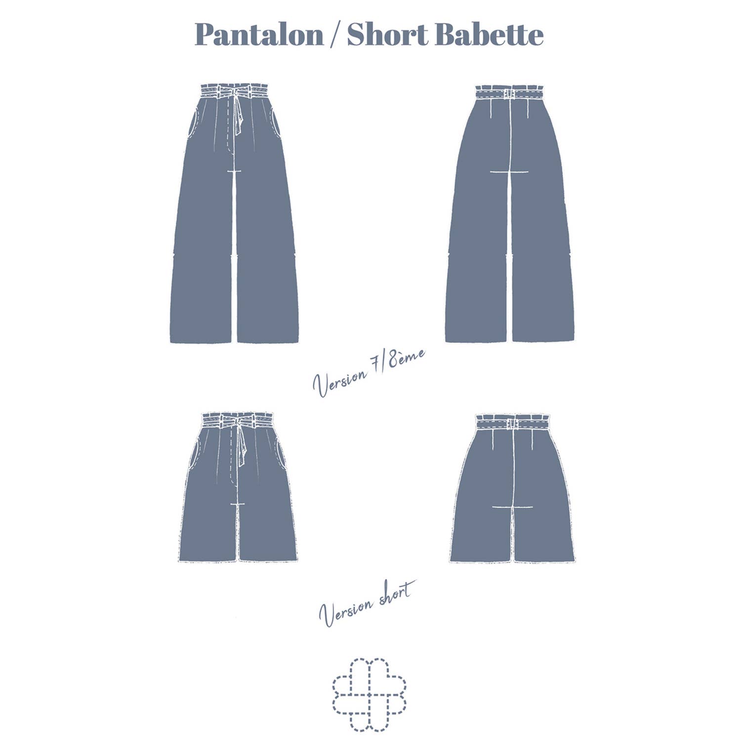 COUSETTE - Vente Kits de couture - Patron couture - Pantalon Babette4