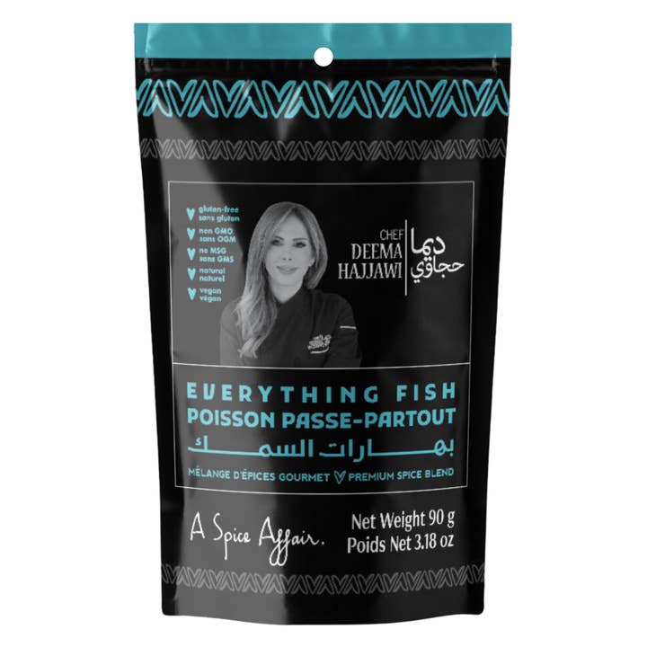 CHEF DEEMA'S EVERYTHING FISH RUB 90 G (3.18 oz) for wholesale by A Spice Affair