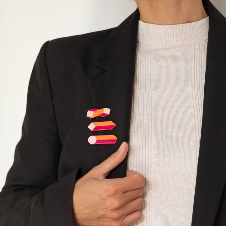 NEU NEON Mini - Pin/Haarnadel für den Großhandel von Pamela Coromoto