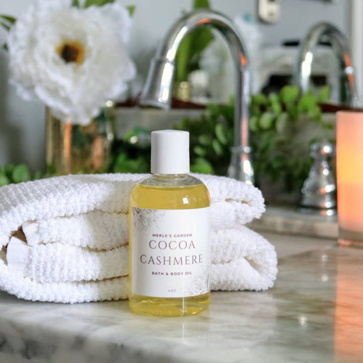 Merle's Garden - Wholesale Bath/Body Oil - Cocoa Butter Cashmere Body Oil