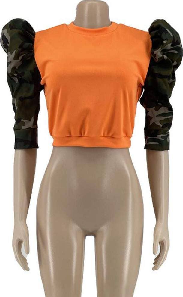 Queen Fashion – wholesale Blouse – Women’s – high heel booties, camo top fashion look8