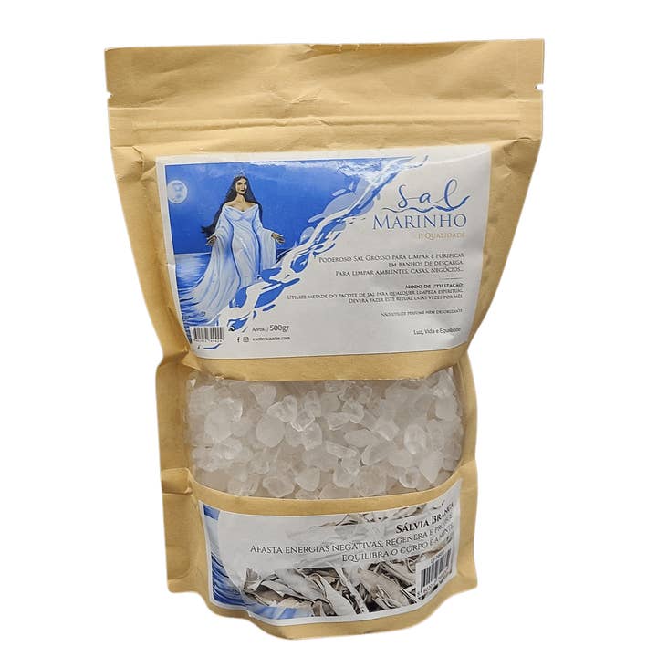 EMTUACASA – wholesale Badsalt – Saltbad med örter Vit salvia 500gr