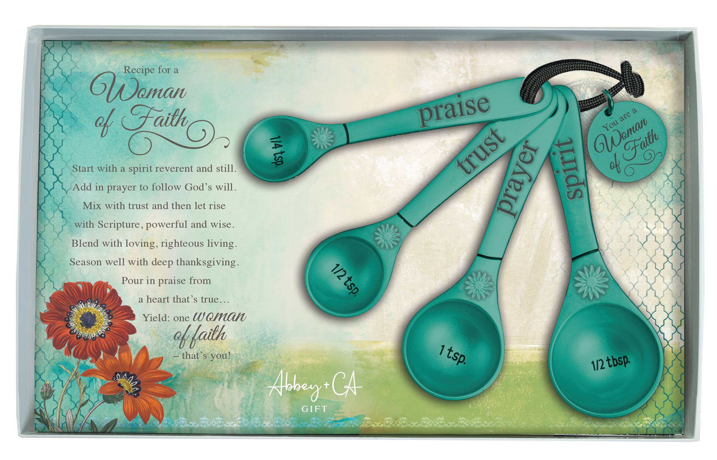 Abbey + CA Gift - Vente Cuillère doseuse - Cuillères à mesurer Woman of Faith2