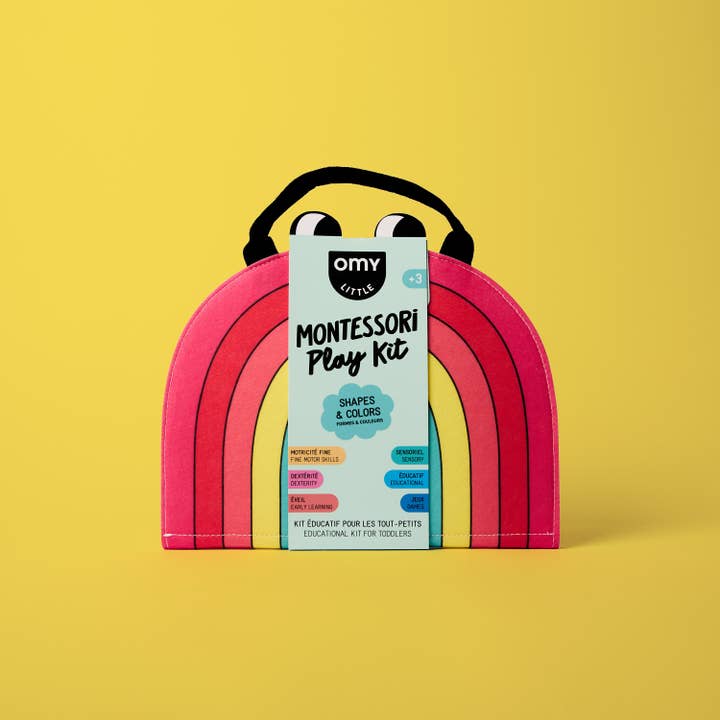 MONTESSORI PLAY BOOK - COLORS AND SHAPES for wholesale by OMY