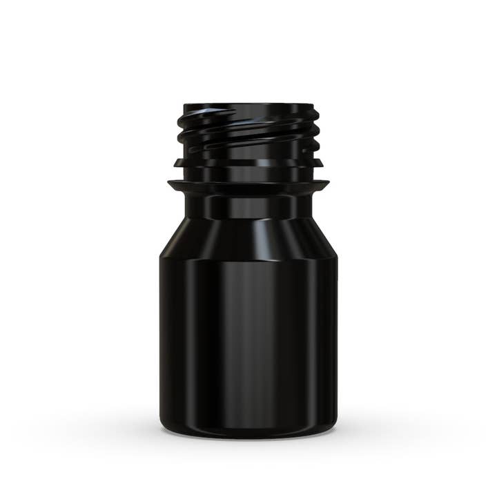 Copackr - Wholesale Shot glass - Chubby Gorilla Aviator Shot Bottle 30ml - Black bottle & Black Cap4