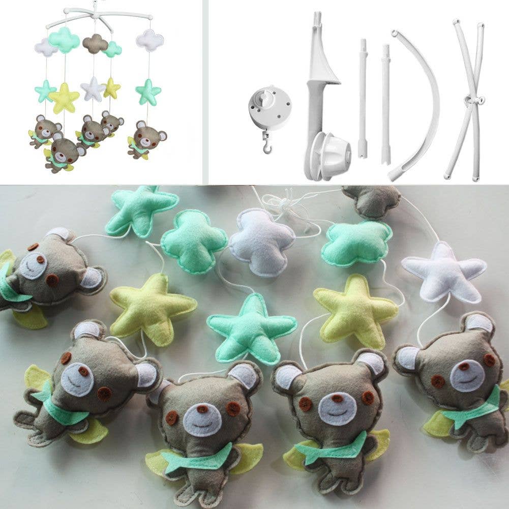 Naomi's Happy Place Shop - Wholesale Baby Mobile - Infant Bed Hanging Bell Crib Musical Toy, Creative Crib Mobile, Colorful1