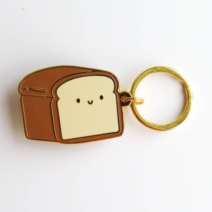 Bread Loaf Keychain for wholesale by Yay Parade Co.