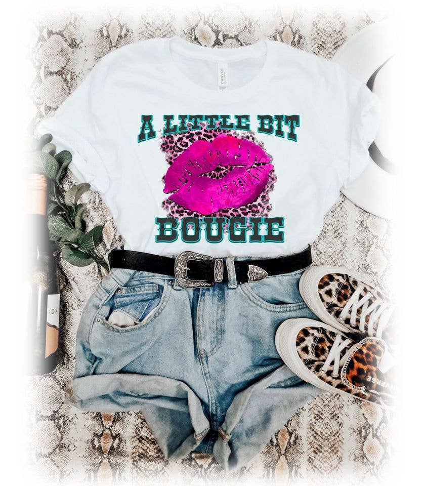 JCoons - Wholesale Screen Printed T-Shirt - Women's - A Little Bit Bougie
