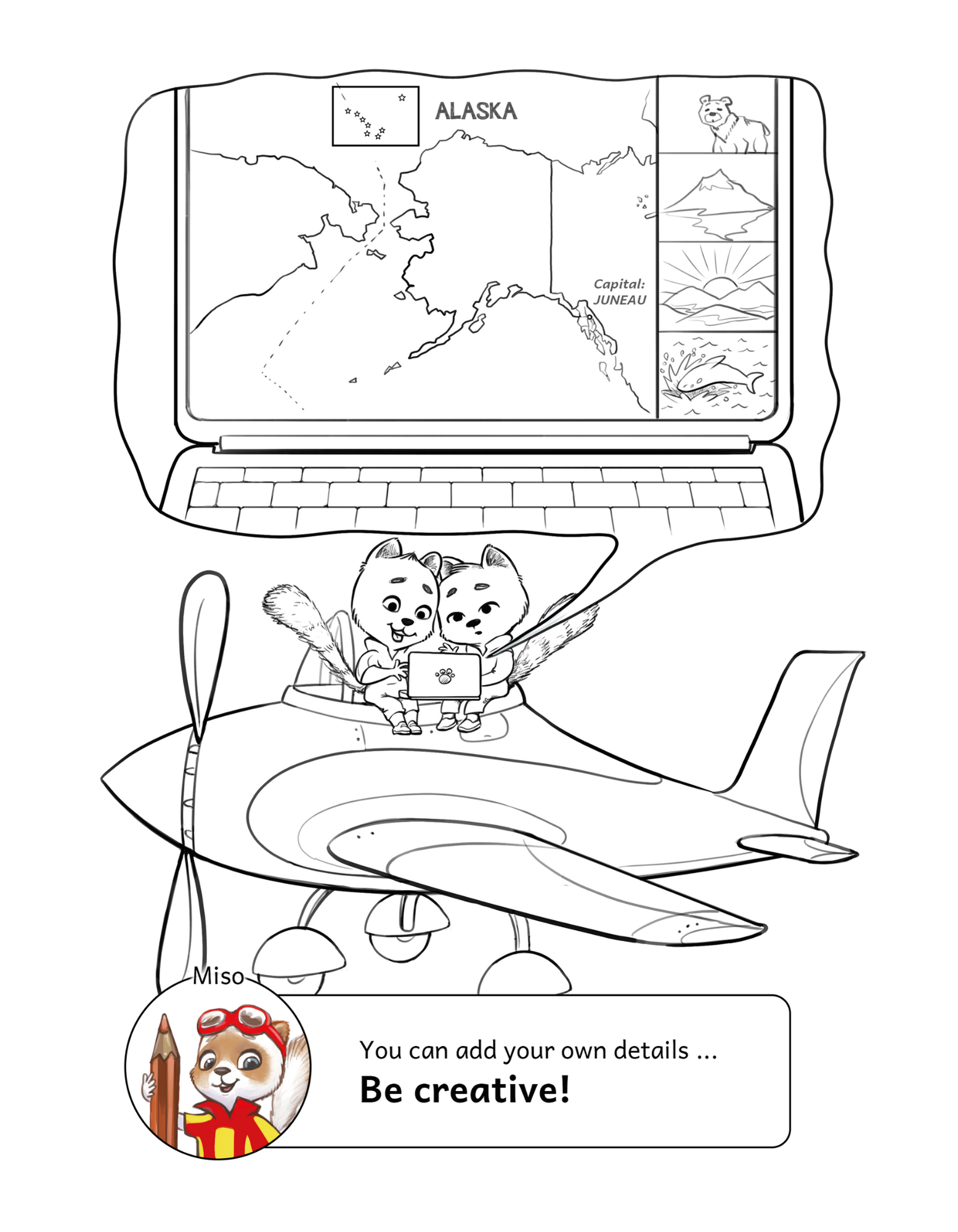 Miso and Kili's Treasure Shop - Wholesale Coloring & Activity Book - Kids & Baby - The Last Frontier Activity Book2