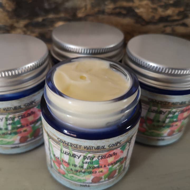 Luxury Day Cream for wholesale by somerset natural soaps