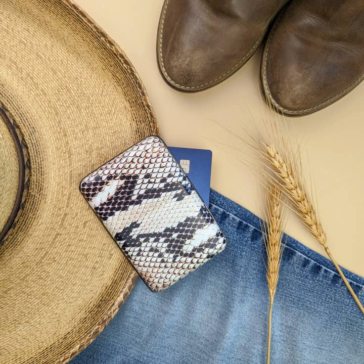 Monarque – wholesale Wallet – Unisex – Snakeskin Armored Wallet3